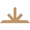 Ekena Millwork Saratoga Timber Gable Bracket, Western Red Cedar, 60"W x 32"H x 5 1/2"D x 5 1/2"F, 13/12 Pitch GBW060X32X0606SAR00SWR - alternate 1
